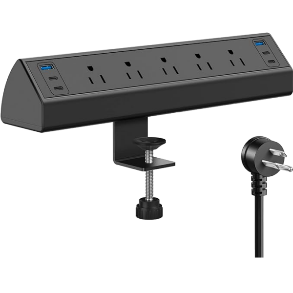 Desk Clamp Power Strip